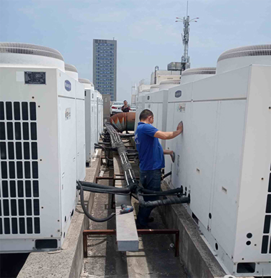 商州中央空调制热和不制冷系统维修方法